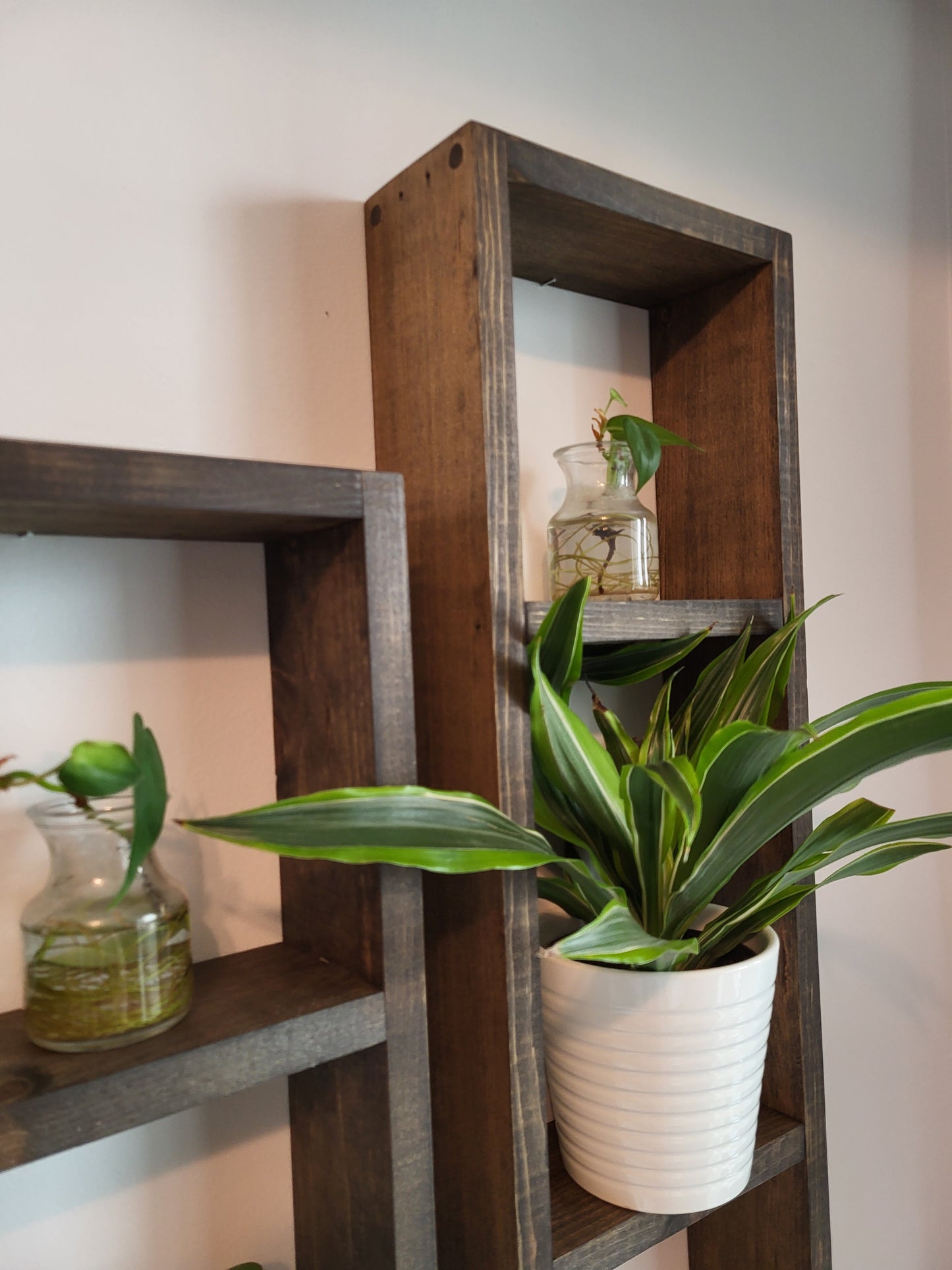 Set of 2 Long Wood Boxes