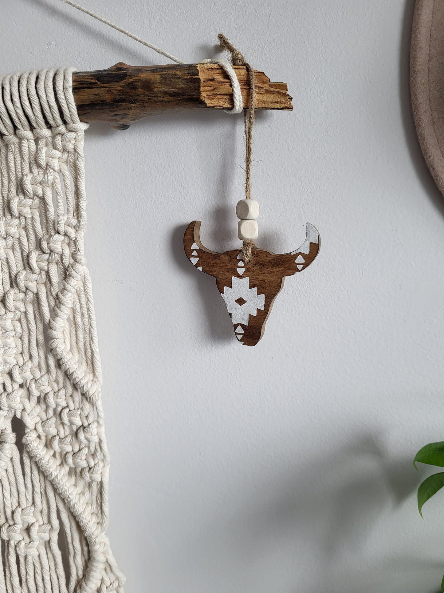 Aztec Wood Christmas Ornaments