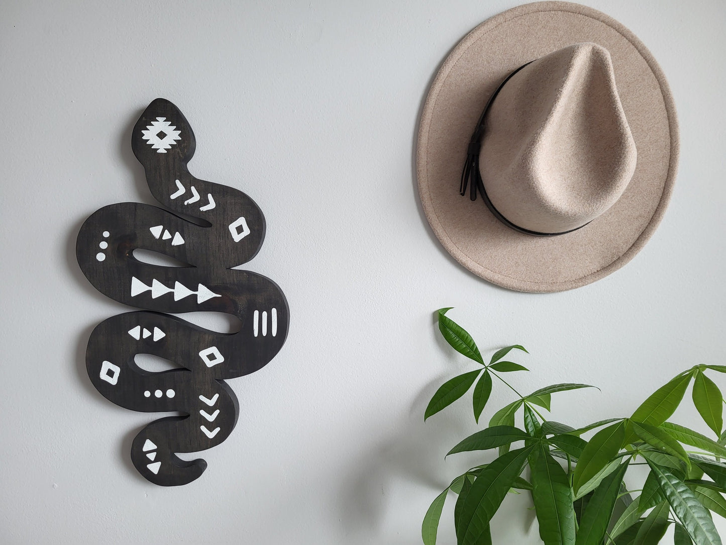 Aztec Serpent Wood Wall Art