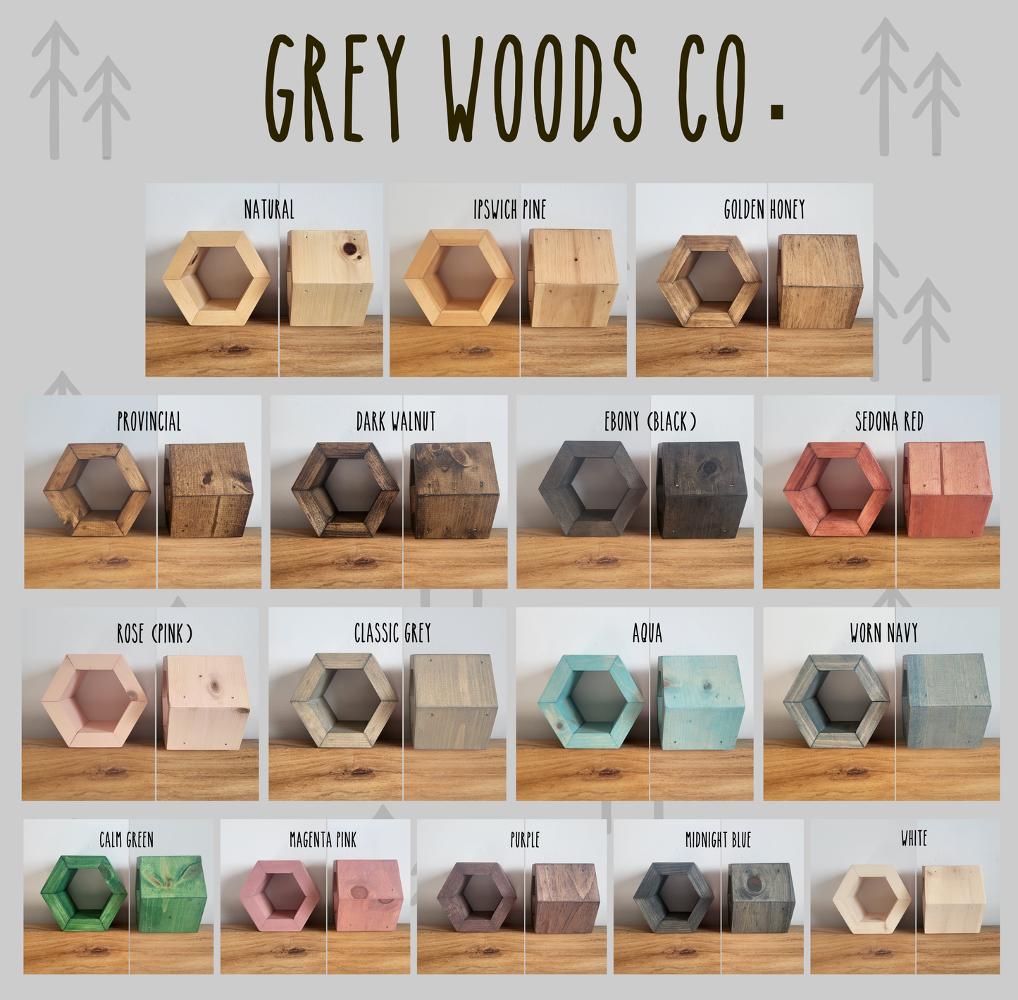 Mini Wood Mountain Shelf