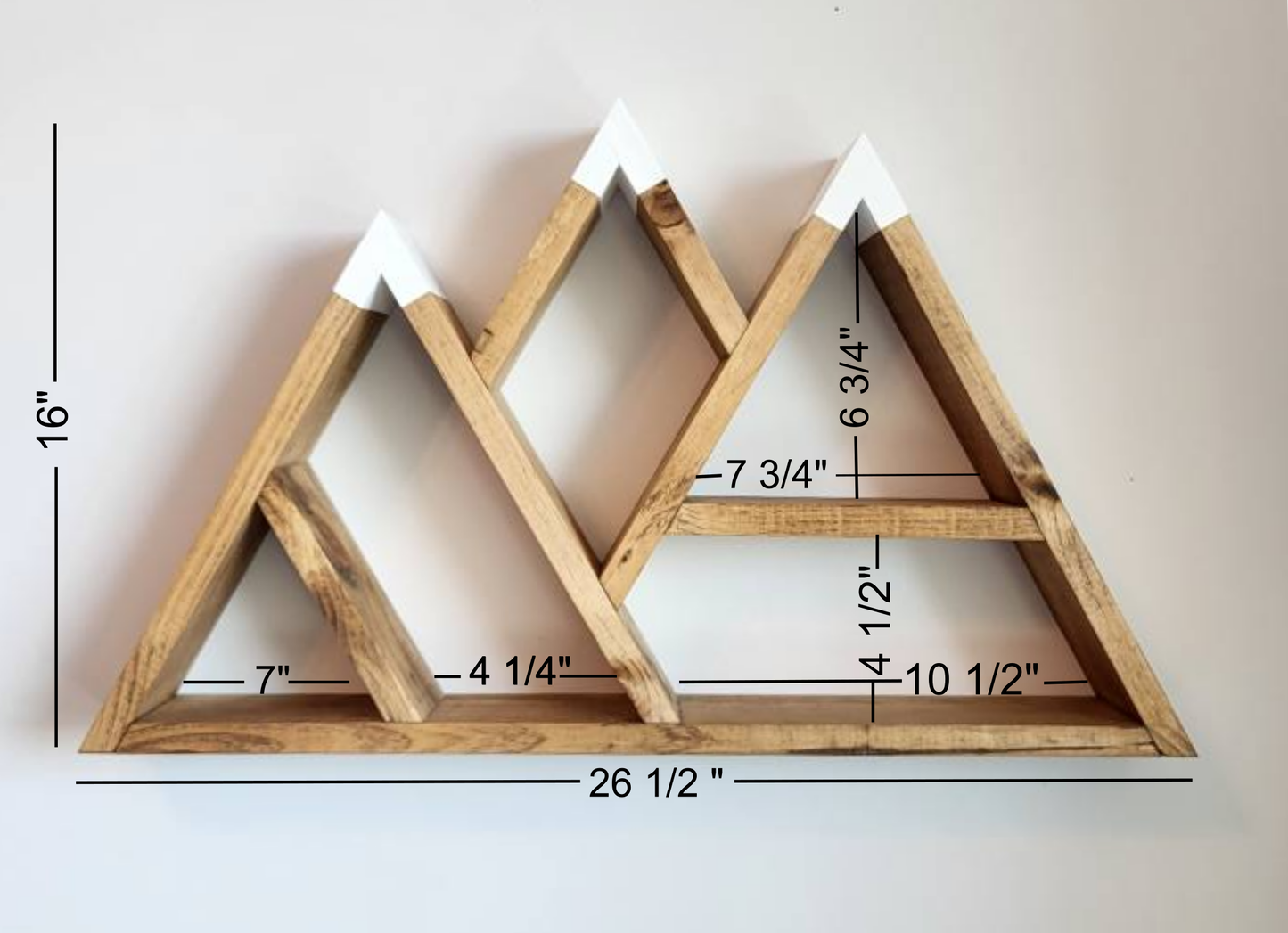 Kids Mountain Wood Shelf
