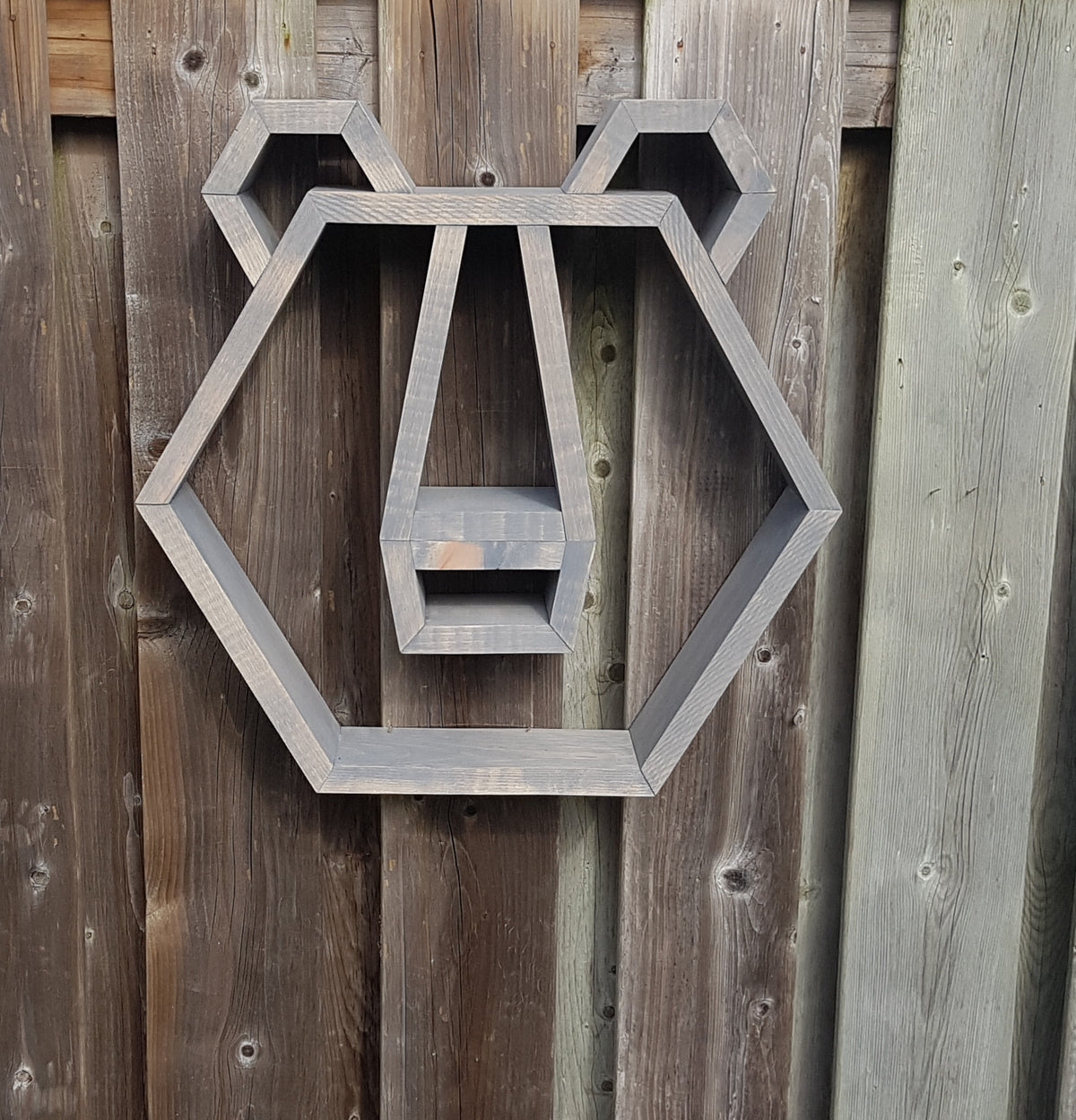 Bear Head Wood Wall Shelf | Rustic Woodland Shelf | Woodland Decor | Cabin Wall Decor | Rustic Nursery Shelf | Cabin Shelf