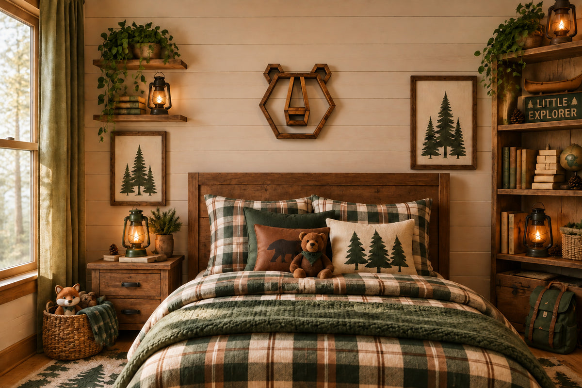 Bear Head Wood Wall Shelf | Rustic Woodland Shelf | Woodland Decor | Cabin Wall Decor | Rustic Nursery Shelf | Cabin Shelf