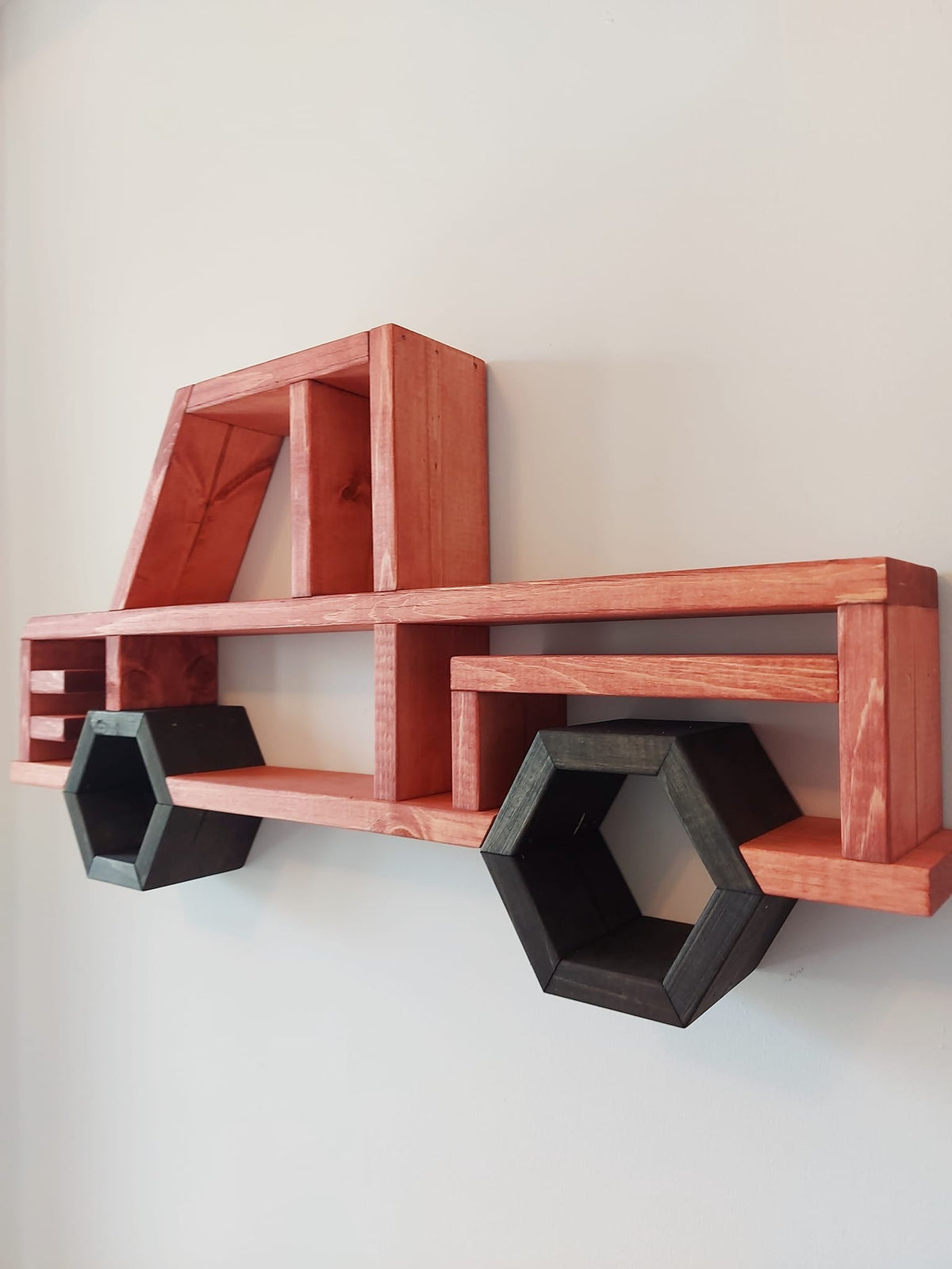 Wooden Truck Shelf for Wall Decoration | Pickup Truck Shelf | Kids Room Decor | Toy Truck Display | Farmhouse Nursery Decor