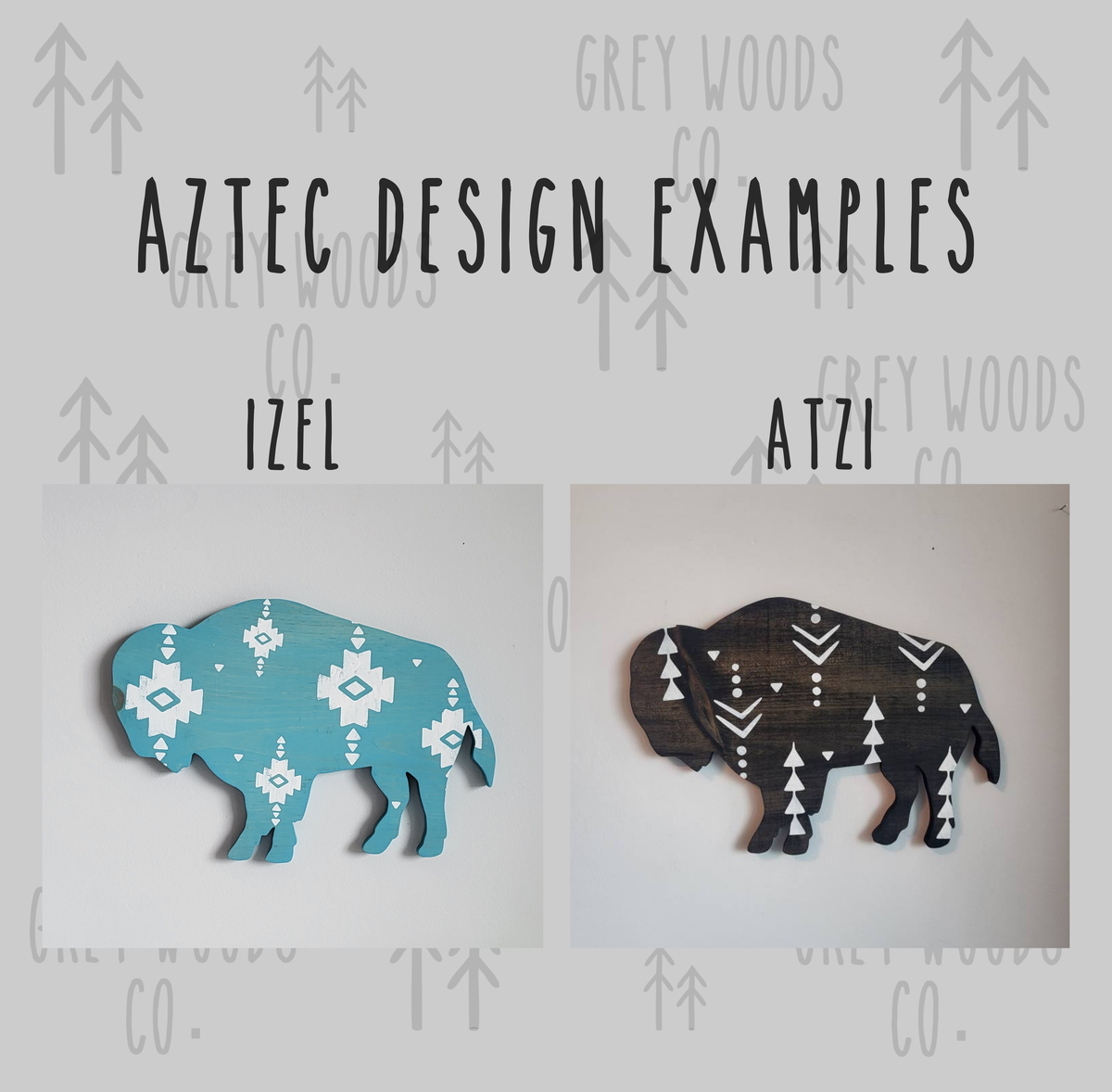 Wood Buffalo Cutout for Wall Decoration | Rustic Bison Wall Art | Western Woodland Home Decor | Southwestern Wall Decor
