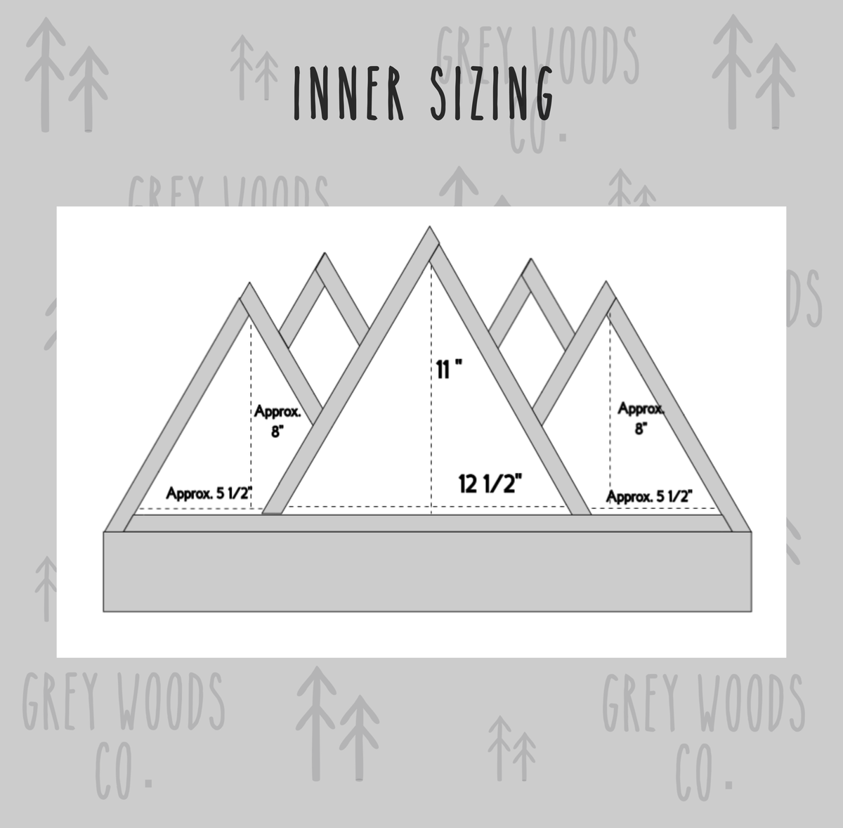 Five Peak Wood Mountain Shelf with Hooks for Wall Decoration | Rustic Mountain Wall Decor | Wooden Entryway Shelf | Cabin Decor | Nature Inspired Shelf