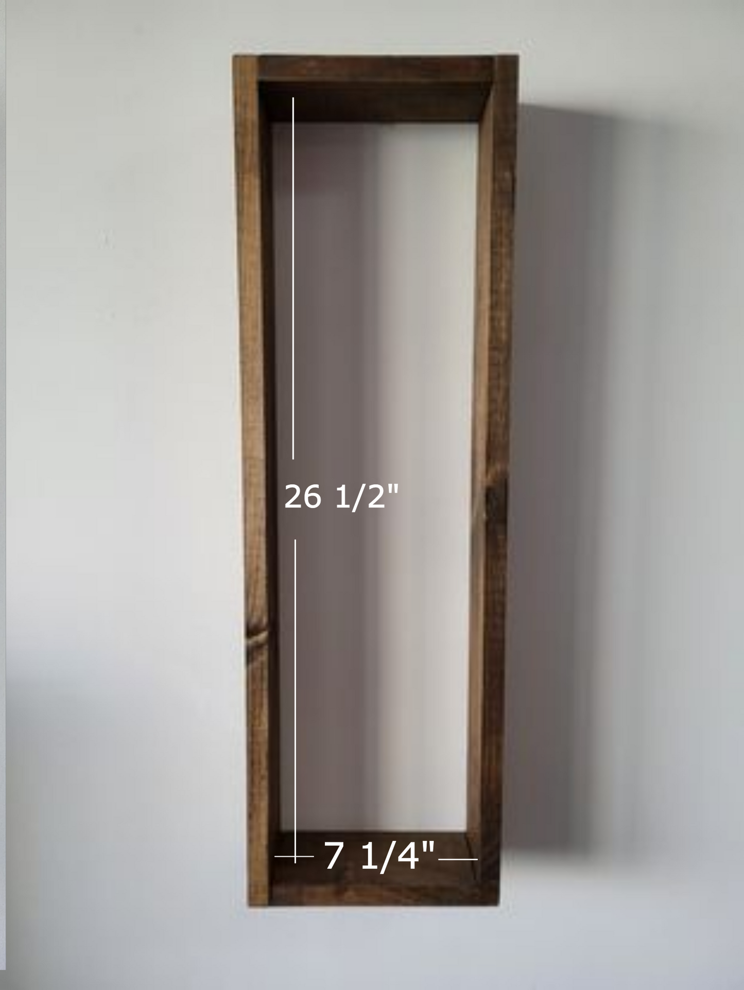 Set of 2 Long Wood Boxes